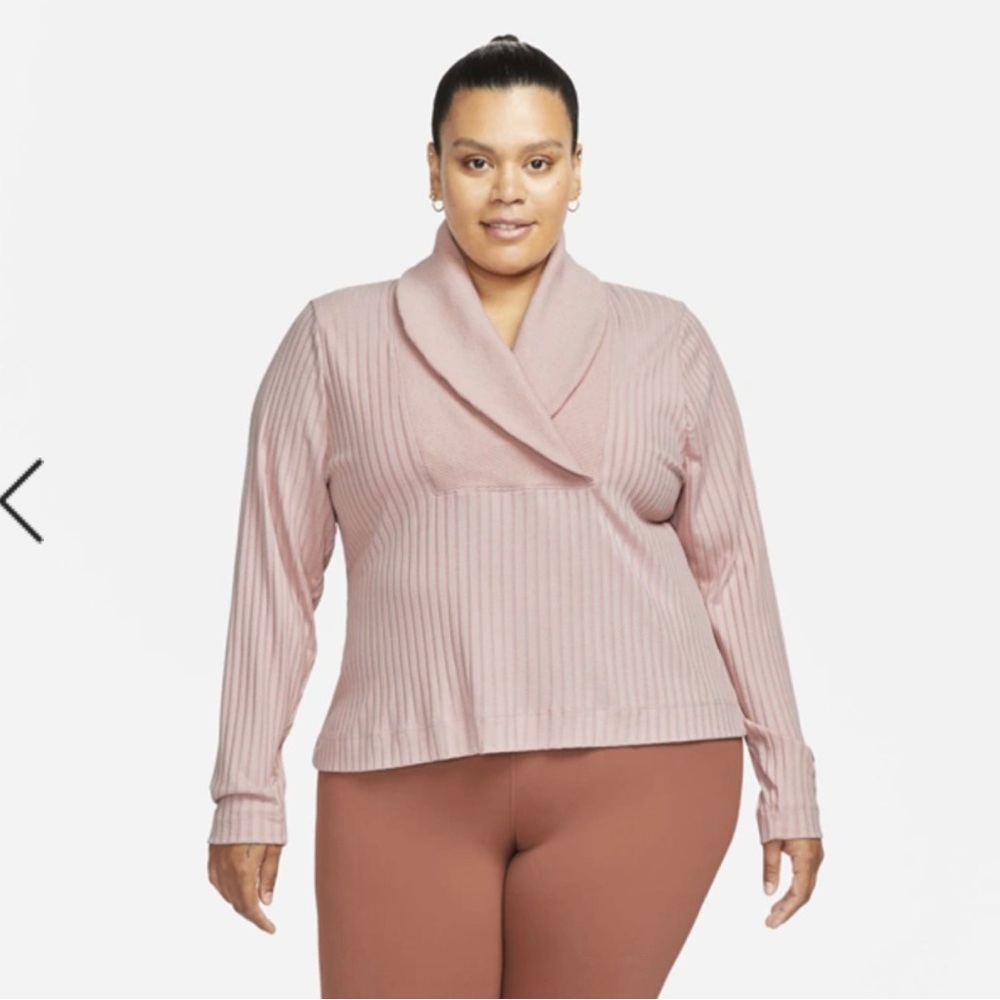 Nike Yoga Ribbed Cover-Up Pullover